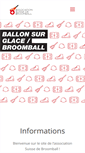 Mobile Screenshot of broomball.ch